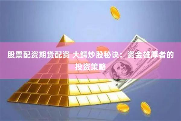 股票配资期货配资 大鳄炒股秘诀：资金雄厚者的投资策略